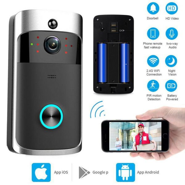

doorbells sell well smart wifi doorbell wireless ir video camera intercom record home security bell phone night vision