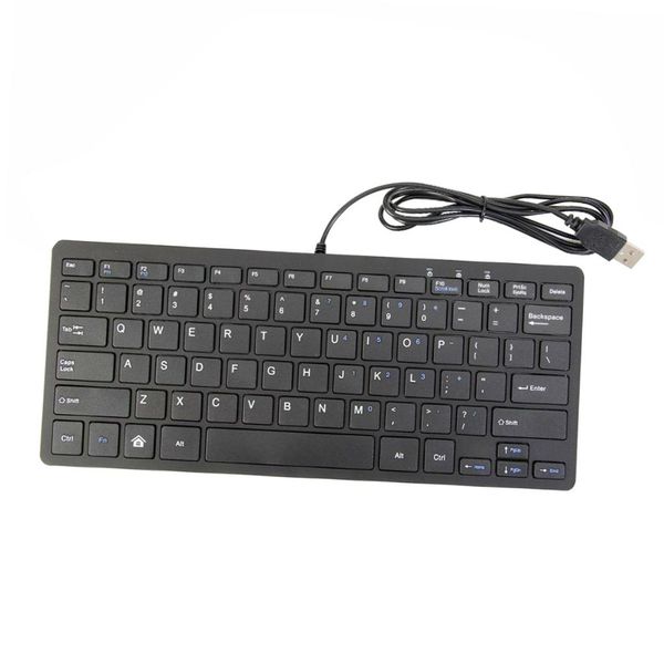 

ultra thin wired usb mini 78 keys english