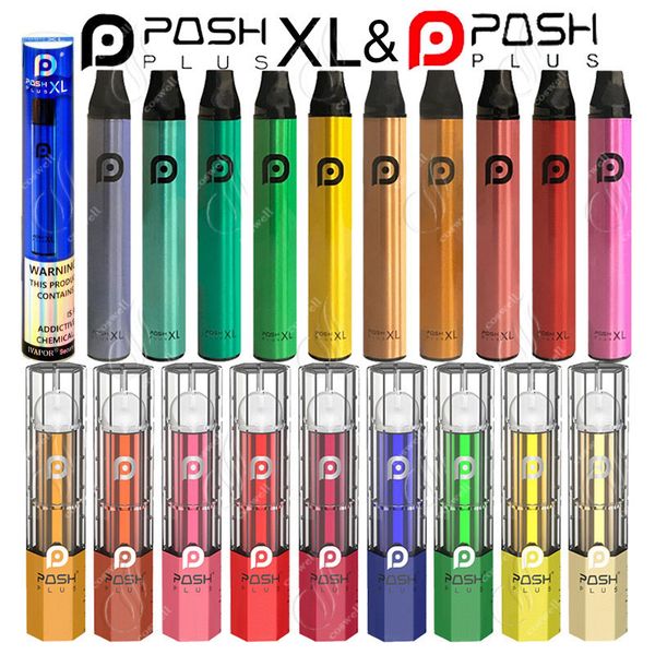 

Нового POSH PLUS Одноразового Vape Pen Device Kit 280mAh 2,0 мл 500Puffs укажите Бобы Картриджи Обновлены Розничный Портативный электронные сигареты CIGS Vapor