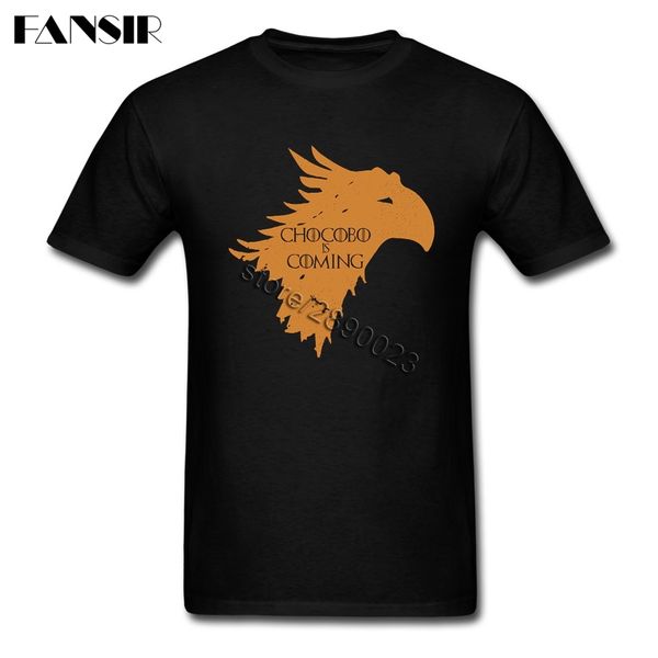 

men t-shirt great custom cotton short sleeve tshirt men's chocobo is coming family clothes