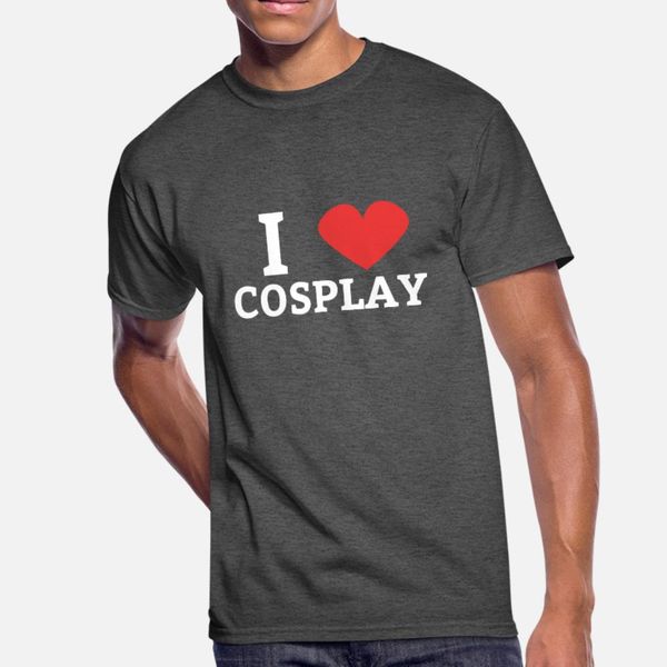 

cosplay costume i love cosplay anime heart gift t shirt men designs tee shirt round collar gents anti-wrinkle casual spring autumn kawaii