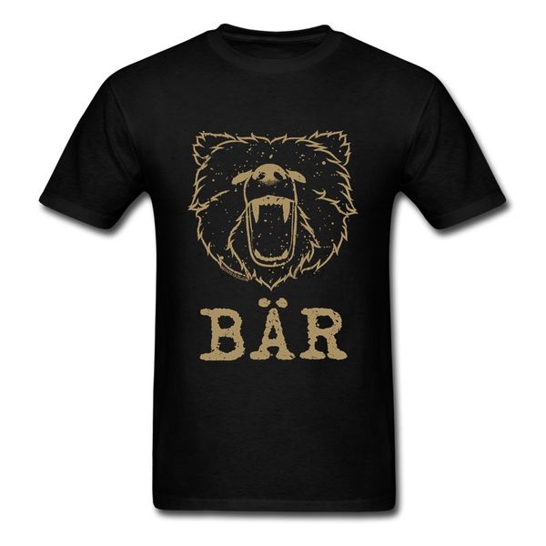

german bear bar t shirt short sleeve men's t-shirts 2019 3d printer plus size cotton funny t-shirts