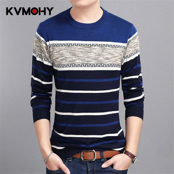 

sweater men pullover cashmere jumper classic fashion plaid stripes male sweaters pull homme hiver male velvet knitwear clothes, White;black