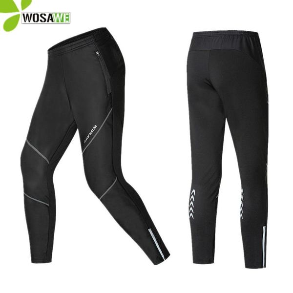 

wosawe warm up pu велоспорт штаны зима мужчины термальной ватки тепла велосипед светоотражающие спортивная велосипед цикл брюки mtb брюки, Black;blue