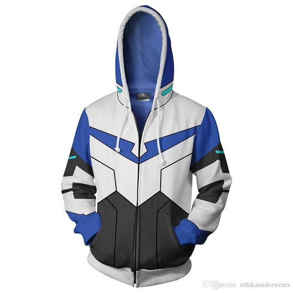 

clothing hooded sweatshirts cosplay pullovers voltron 3d printed hoodies men teenager, Black