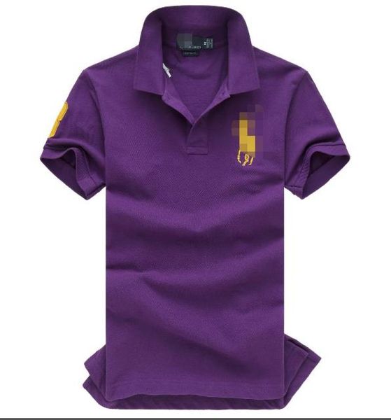 

violet v-neck pure color menswear leisurely in the spring and autumn t-shirts with short sleeves 2046, White;black