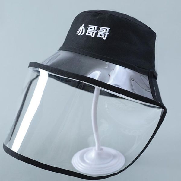 

new fashion protective cap anti-spitting protective hat dustproof cover kids girls fisherman cap hat drop shopping w4, Blue;gray