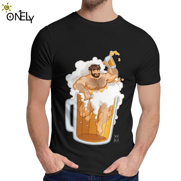 

adam likes a big beer bar alcohol drink tee leisure round collar for male pure cotton us size s-6xl big size t shirt