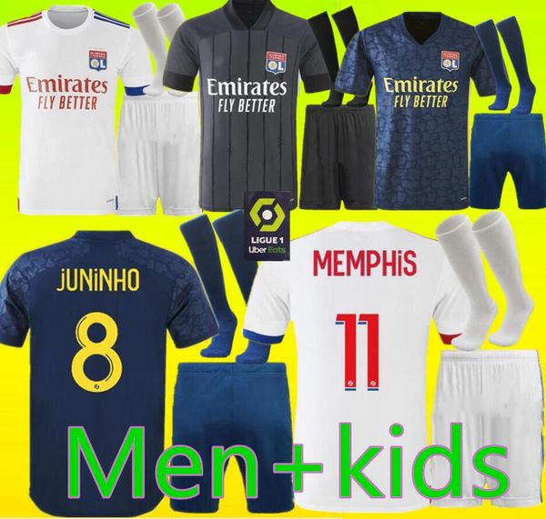 

adults and kids 20 21 maillot de foot olympique lyonnais lyon soccer jersey 2020 2021 maillot de lyon football shirt traore memphis ol lyon, Black;yellow