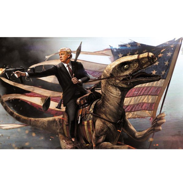 

3x5 feet banner digital print 2020 president election trump flag hanging type