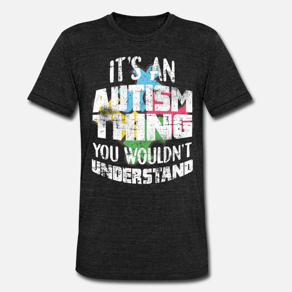 

autism t shirt men create tee shirt crew neck homme cute new fashion spring autumn family shirt