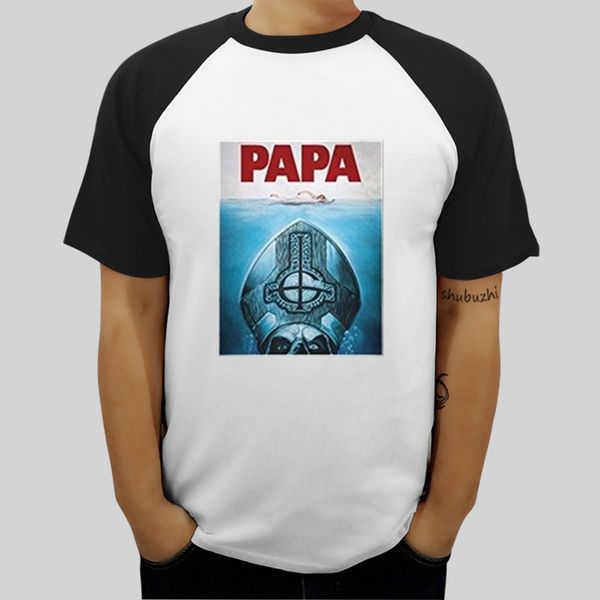 

ghost b.c. papa jaws t-shirt men's print t-shirt new brand tee-shirt male fashion ringer cotton tshirt men