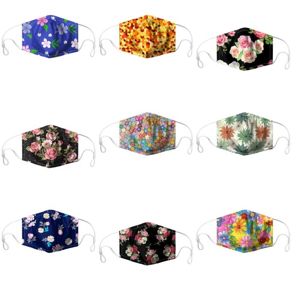 

s fashion brand face masks washable breathable designer mask trendy printwindproof anti-dust cycling masks#416, Black