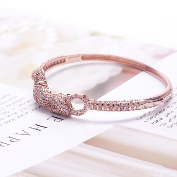 

leopard bangle open women men party wedding gift accessories manual bangles, Black