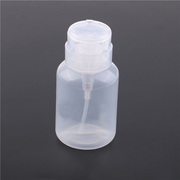 

storage bottles & jars 1* 250ml clear empty nail bottle container pump art tool dispenser cleanser press polish remover liquid manicure