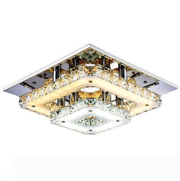 

modern crystal led ceiling lights bedroom living room plafond lamp surface mounting ceiling chandeliers transparent amber crystal