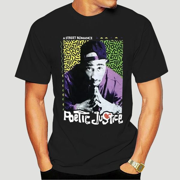 

новый поэтический pac мужские justice 2 1993 классический vintage t-shirt-0768a