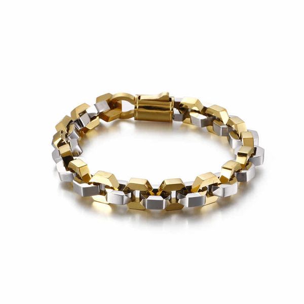 

fashion simple retro hip-hop accessories titanium steel bracelet men personality bangle trend, Black