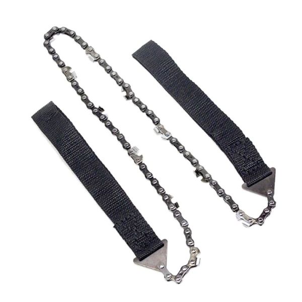 

portable survival chainsaw emergency camping pocket hand tool pouch garden chain 6xdd
