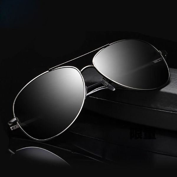 

zeontaat 2020 classic fashion men's large-frame sunglasses, spring-leg polarized glasses, outdoor fishing sunglasses, White;black