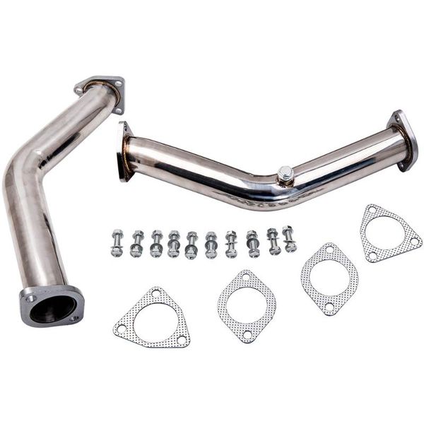 

2x stainless steel exhaust test tube pipe for infiniti 3.5l fx35 350z g35