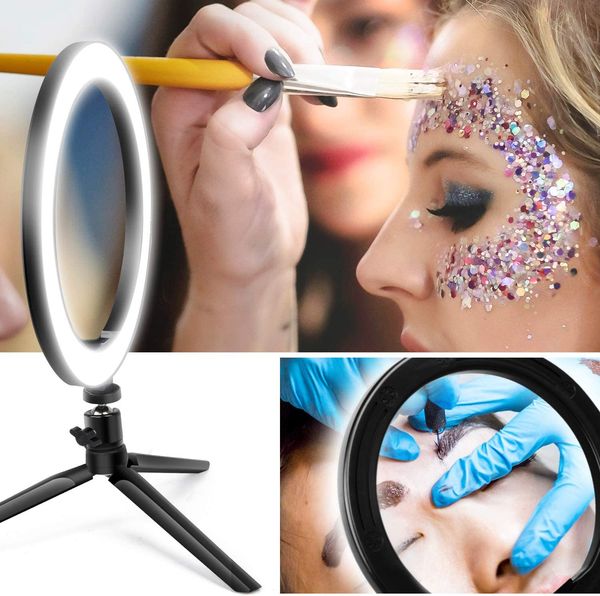 

profissional selfie 10 inch ring light with tripod pgraphy ring lighting ring lamp bluetooth remote for makeup tiktok video