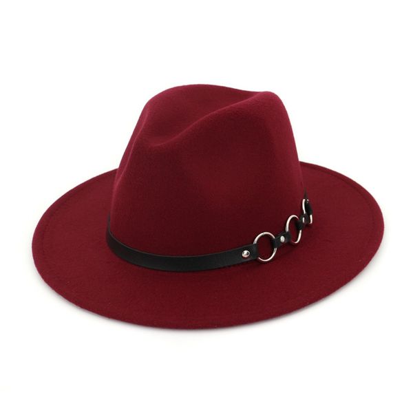 

h7548 fall winter lovers wool fedoras hat men women flat eave retro woolen felt jazz cap lady vintage simple casual hats, Blue;gray