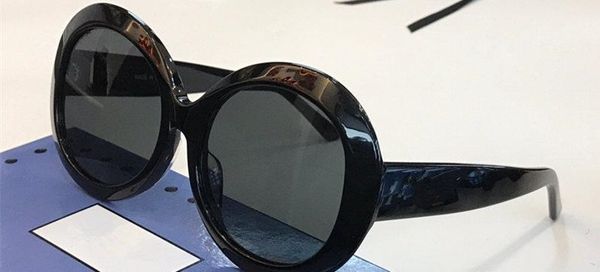 

popular new selling 0709 designer sunglasses for women round plate full frame fashion lady generous style uv400 lens, White;black