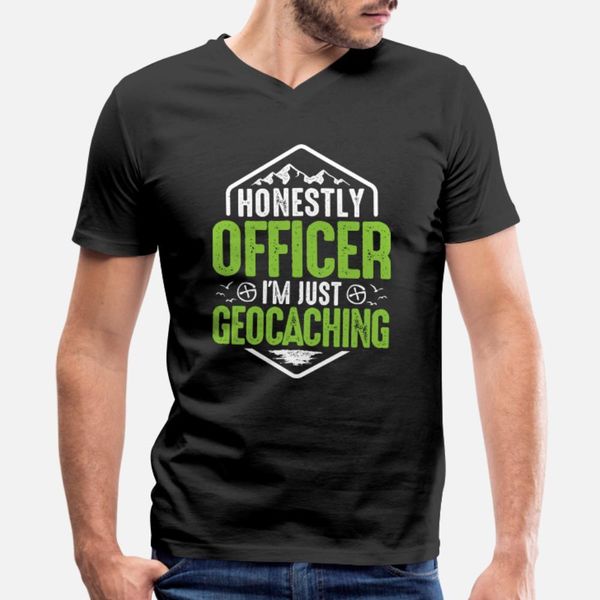 

geocaching geocacher geocache caching cacher cache t shirt men character tee shirt crew neck slim anti-wrinkle casual summer style shirt