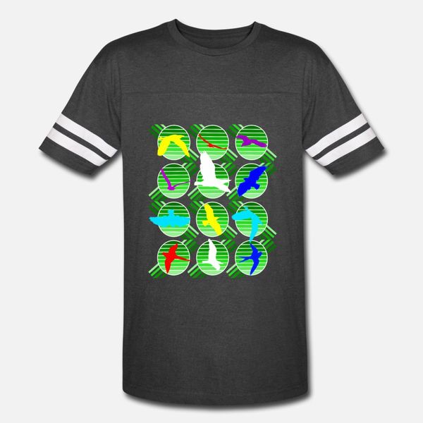 

веселые птицы кругов охладить birdy дизайн майка мужчина дизайна 100% хлопок s-xxxl мужской фитнес аутентичной весна осень тонкой рубашки