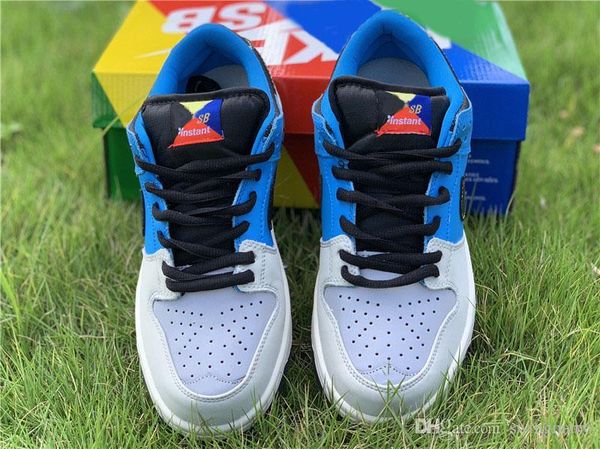 

skateboarding shoes sb low instant skateboards men running shoes 3m reflective blue hero sports sneakers with box