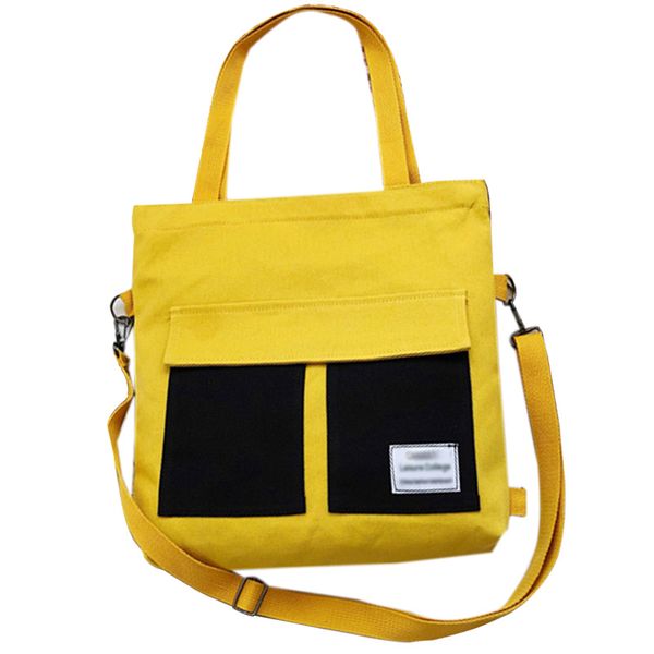 

new pachwork canvas shoulder bags environmental shopping bag women cotton canvas fabric eco tote bag