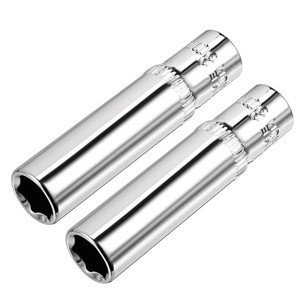 

uxcell 1/4-inch drive 6-point deep socket 8mm 2pcs