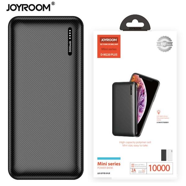 

joyroom pd fast charging power bank d-m220plus portable 10000mah powerbank charger for iphone 11 samsung s20