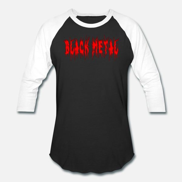 

black metal t shirt men customize cotton s-xxxl letters fitness casual spring autumn cool shirt