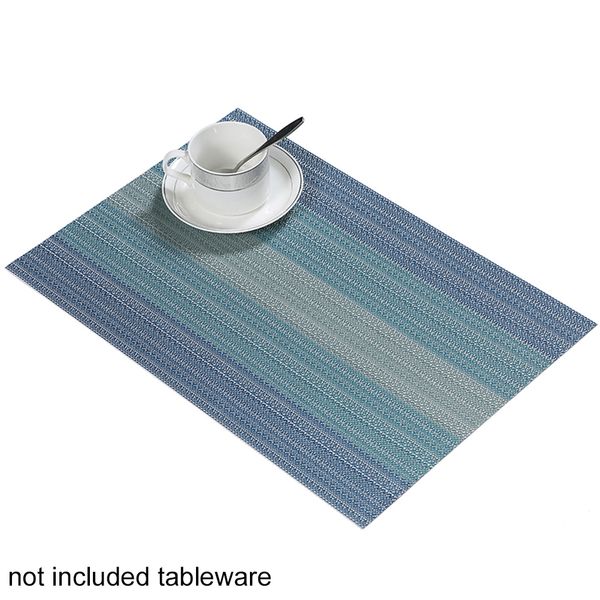 

woven pvc dining heat resistant environmental plate placemat kitchen table