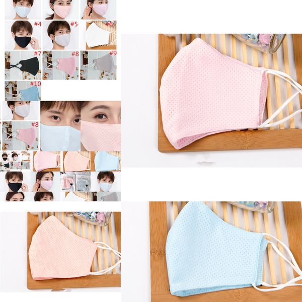 

silk adults fashion face ice mask summer protective sun anti dust ultraviolet-proof masks 3vd1