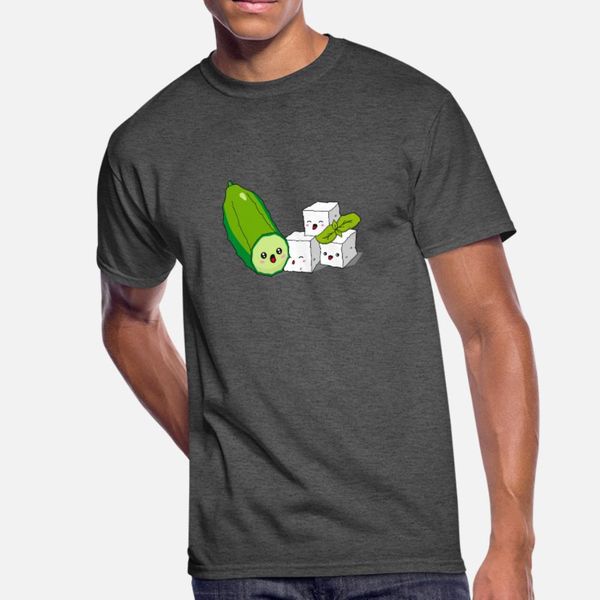 

огурцы фета kawaii t shirt мужчины с коротким рукавом характер euro размер s-3xl прохладный подарков basic spring новизны рубашку