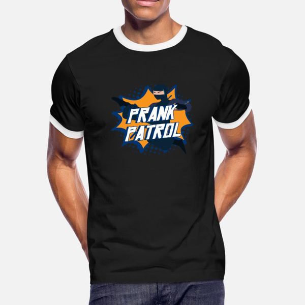 

prank patrol анекдоты юмор подарок футболка мужчины конструктора 100% хлопок s-3xl стандартный sunlight смешной лето формальная рубашка