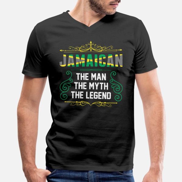 

jamaican the man myth legend t shirt men knitted cotton round collar letters crazy comfortable summer outfit shirt