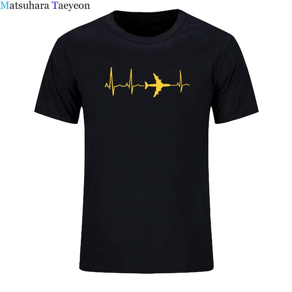 

plane t shirt men aviation tank cardiogram enthusiasts tshirt cotton leisure tee casual pattern t-shirt retro t shirt