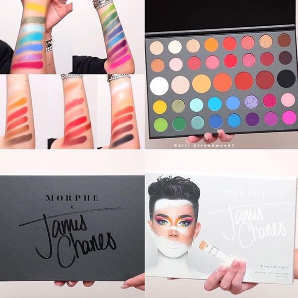

2019 brand morphe xjames charles palette 39x eyeshadow makeup inner artist eyeshadow pallete ing