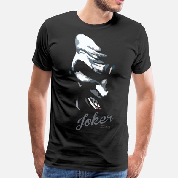 

joker вектор t shirt мужчины настройка с коротким рукавом размер s-3xl solid color фитнес new style summer style pattern shirt