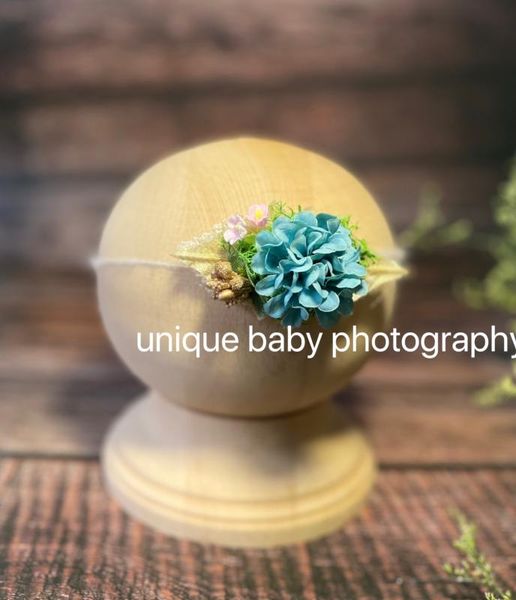 

hair accessories born pography props flower girls headbands baby headband child studio shooting, Slivery;white