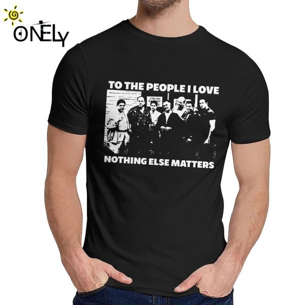 

crewneck the sopranos family t shirt hip hop for male soft slim t shirt sale