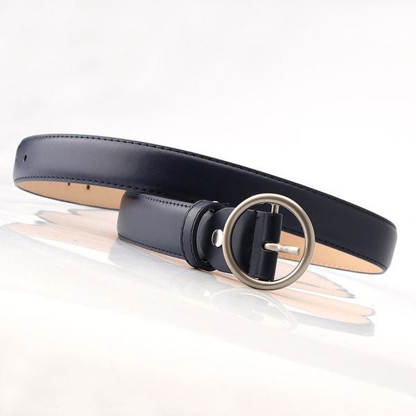 

new arrivals timelimited designers19 new casual wide belt korean round buckle belt student jeans allmatch womens belt wholesale, Black;brown