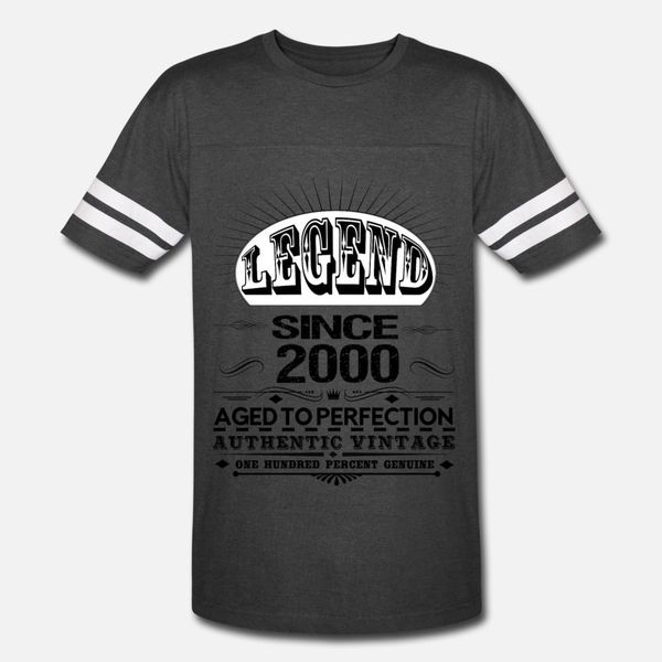 

legend since 2000 t shirt men customized cotton s-3xl natural anti-wrinkle basic summer style pattern shirt