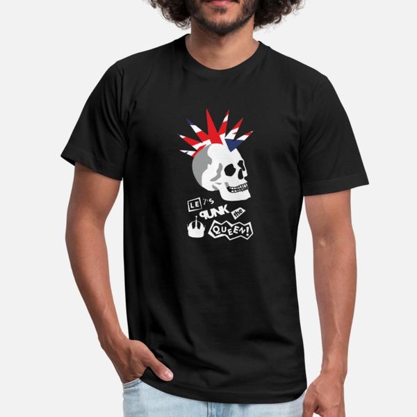 

lets punk the queen t shirt men gift cotton s-xxxl unique gift new fashion summer style formal shirt