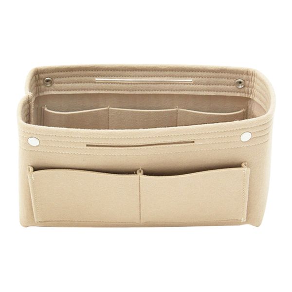 

stationery insert purse felt liner storage organizer bag large capacity travel
