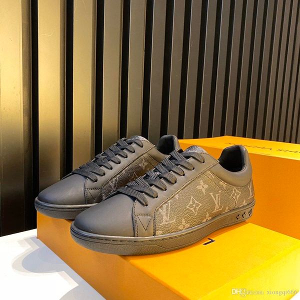 

2020 summer new men's casual shoes, fashionable printed high-quality men's shoes, with boxaaa, Red;white